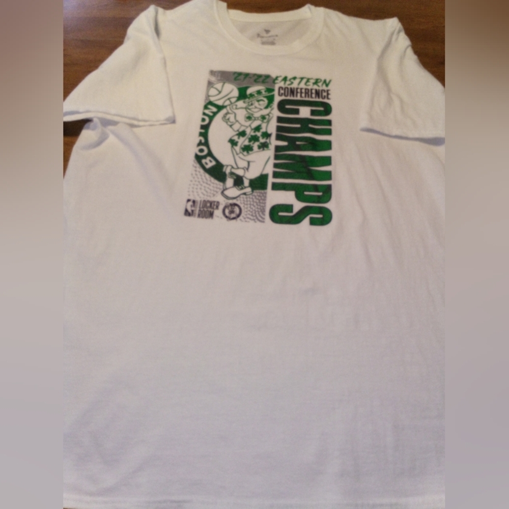 Boston Celtics '21-'22 NBA Eastern Conference Champs Fanatics White XL T-Shirt
